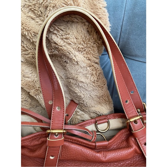 SOLD!!! Chloe Cognac Leather Tote Bag - Picture 11 of 15